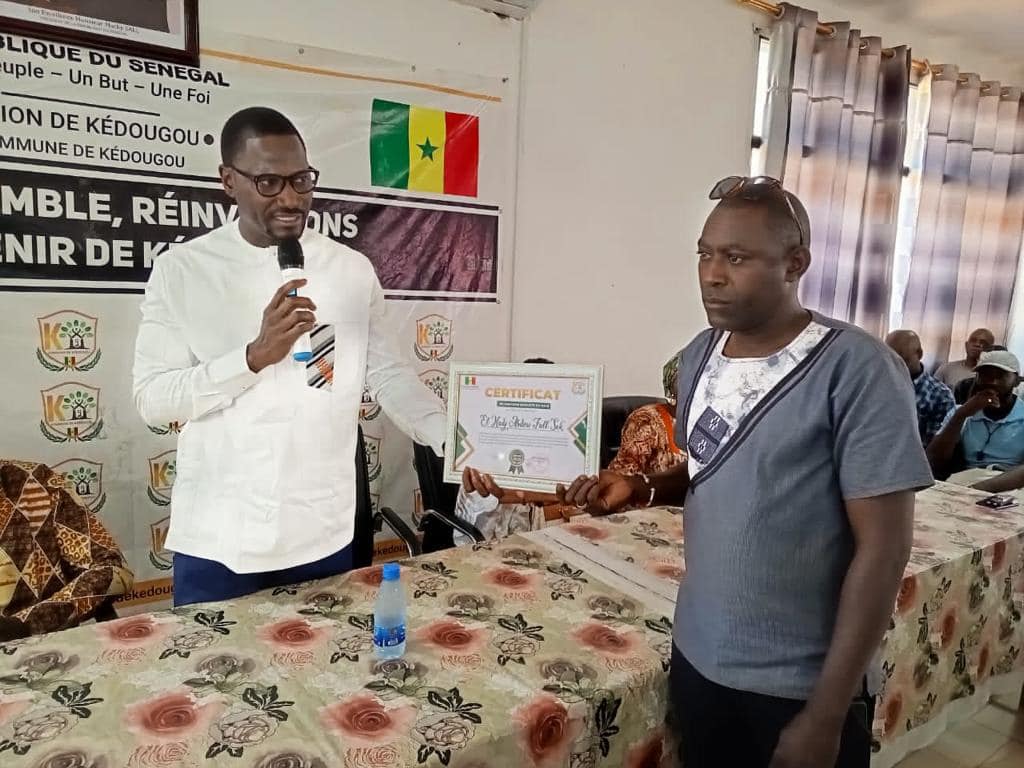 Présentation des vœux à toute l’équipe municipale de Kédougou.