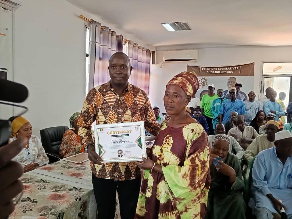 Présentation des vœux à toute l’équipe municipale de Kédougou.