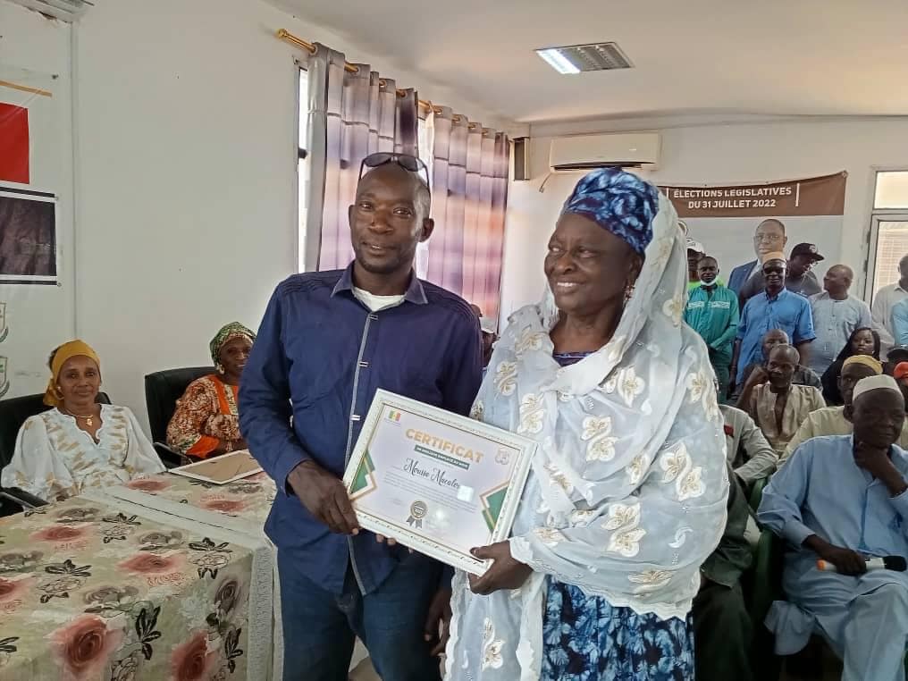 Présentation des vœux à toute l’équipe municipale de Kédougou.